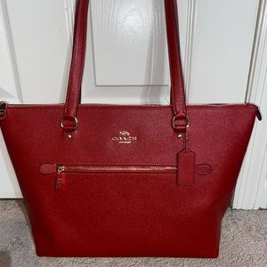 Red Coach Handbag